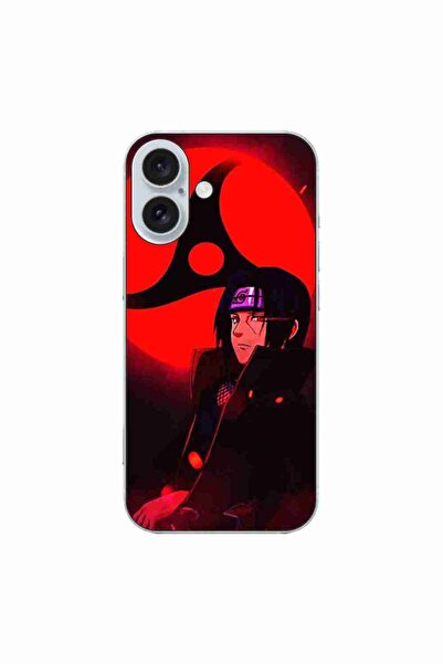 OEM Θήκη συμβατή με Apple iPhone 16 από σιλικόνη gel TPU με σχέδιο Itachi Sha...
