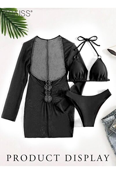 ROAISS 3 Piece Tankini Bikini Set Women'S Beach Swimsuit Set With Adjustable ...