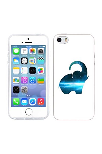 OEM Husa compatibila cu Apple iPhone 5S, iPhone 5 Silicon Gel Tpu Model Elefa...