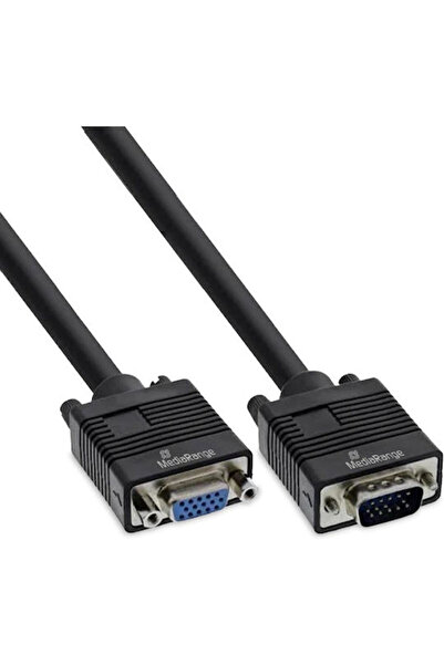 MediaRange Καλώδιο VGA αρσενικό σε VGA αρσενικό, Μαύρο, 2μ (MRCS249)