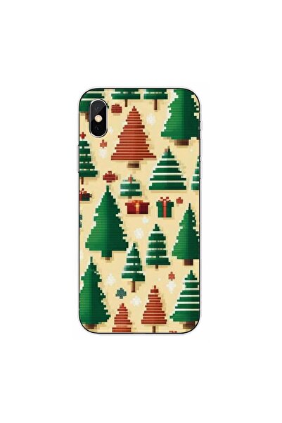 OEM Husa compatibila cu Apple iPhone XS Silicon Gel Tpu Model Pixel Art Chris...
