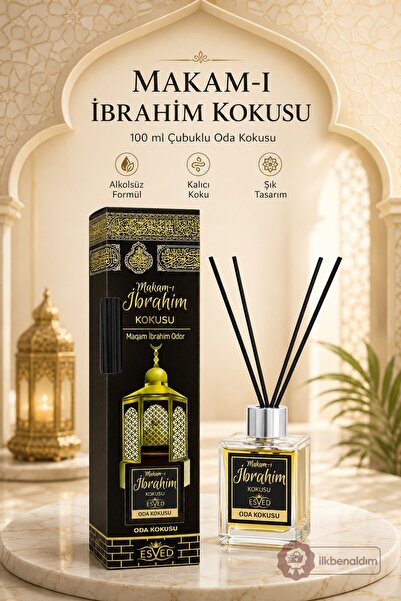 İlkbenaldim Makamı İbrahim Kokusu 100 Ml Çubuklu Oda Kokusu