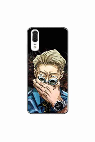 OEM Case compatible with Huawei P20 Silicone Gel Tpu Pattern Jujutsu Kaisen K...