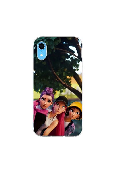 OEM Husa compatibila cu Apple iPhone XR Silicon Gel Tpu Model KPop Demon Hunt...