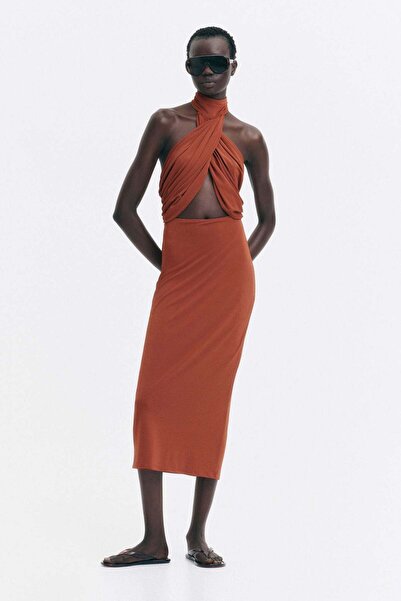 H&M Twist-detail cut-out dress