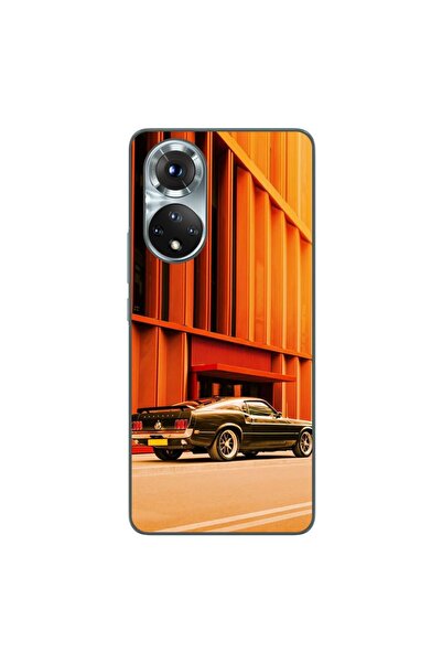 OEM Husa compatibila cu Honor 50 Silicon Gel Tpu Model Mustang Sunset