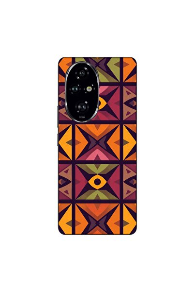 OEM Husa compatibila cu Honor 200 Pro Silicon Gel Tpu Model Tribal Retro Shapes