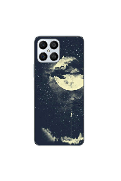 OEM Калъф, съвместим с Honor X8, силиконов гел TPU, модел  "Лунно катерене "