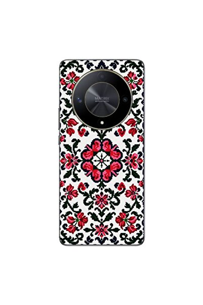OEM Θήκη συμβατή με Honor Magic6 Lite από σιλικόνη gel TPU με σχέδιο παραδοσι...