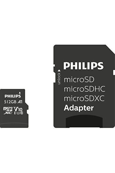Philips microSDXC 512GB U1 UHS-I με Αντάπτορα