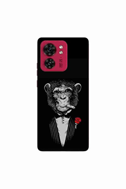 OEM Husa compatibila cu Motorola Edge 40 Silicon Gel Tpu Model Cigar Monkey