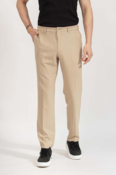 BOSS Erkek Chino Pantolon Bej