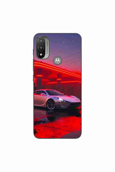 OEM Case compatible with Motorola Moto E20 Silicone Gel Tpu Model Future Car