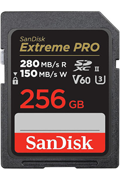SanDisk Extreme Pro SDXC 256GB V60 UHS-II 280MB/s με Αντάπτορα