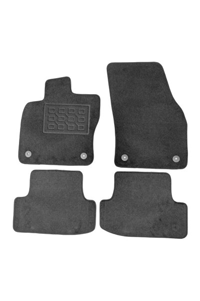 RapidAuto Covorase mocheta Audi Q2 2016-, Negru, set de 4 bucati