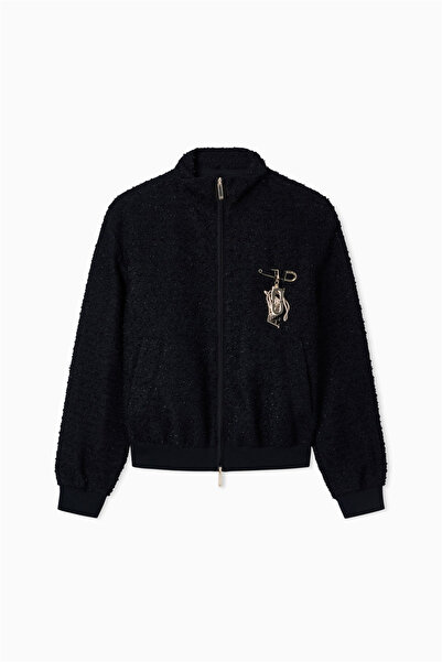Emporio Armani Kadın Bomber Mont Siyah