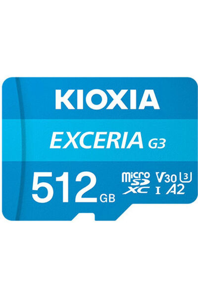 Kioxia microSDXC 512GB U3 V30 A2 UHS-I 160MB/s με Αντάπτορα