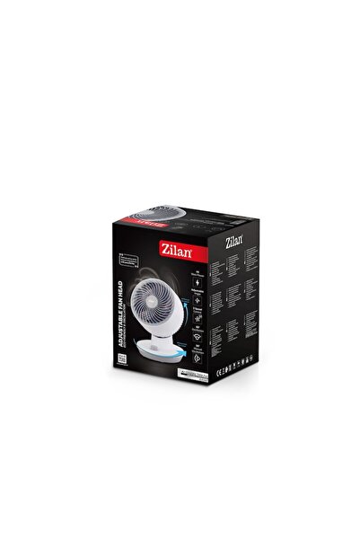Zilan Desk fan ZLN1009 with 3 speed settings and automatic oscillation, 45W, ...