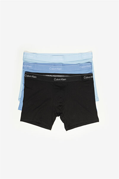 Calvin Klein Boxer Brief 3Pk Erkek 3lü Boxer Mavi