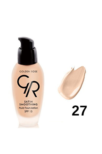 Golden Rose SATIN SMOOTHING FLUID FOUNDATION 27 SPF15 34ML