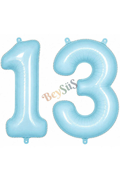 BeySüS 13 بالون فويلو باللون الأزرق (76 سم)