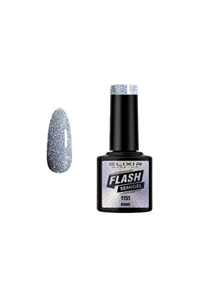 Elixir FLASH SEMI GEL (ΗΜΙΜΟΝΙΜΟ BΕΡΝΙΚΙ) - 1151 (RHINO) 8ML