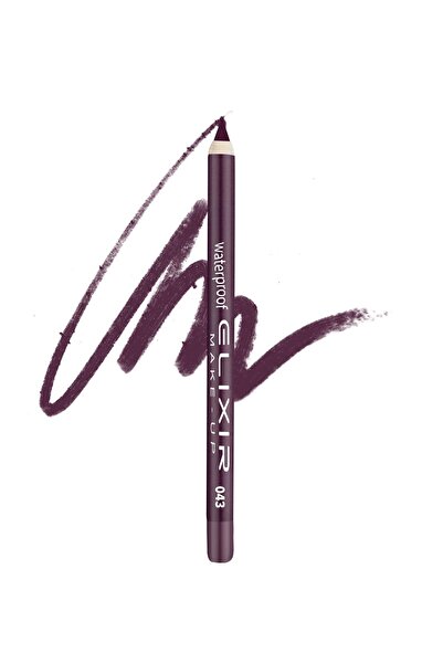 Elixir WATERPROOF LIP PENCIL - 043 (MIDNIGHT MAUVE)