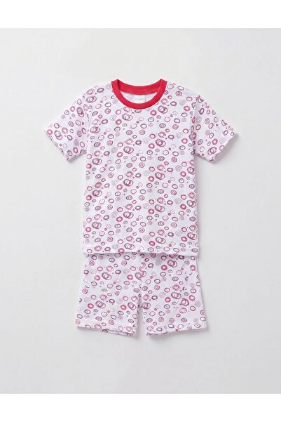 MiniKids MS Circle printed pajamas, with cyclamen