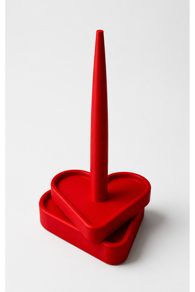 Baalaa Yarn Stand and Organizer - Rotatable Yarn Holder - Heart-Shaped Yarn Spinner