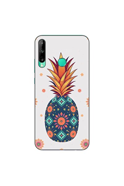 OEM Husa compatibila cu Huawei P40 Lite E Silicon Gel Tpu Model Floral Pineapple