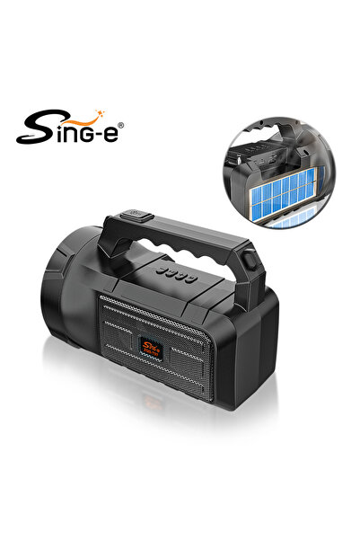 OEM Portable wireless speaker with solar panel