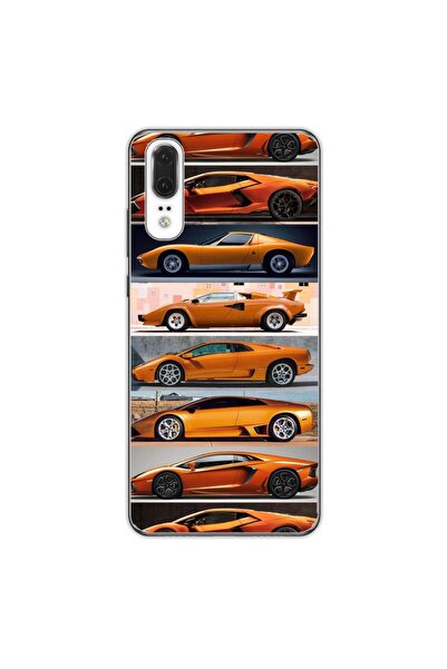 OEM Husa compatibila cu Huawei P20 Silicon Gel Tpu Model Masini Lamborghini