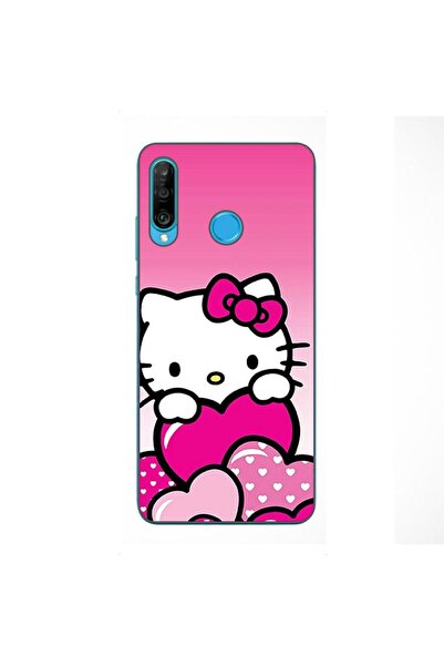 OEM Husa compatibila cu Huawei P30 Lite Silicon Gel Tpu Model Hello Kitty Pin...