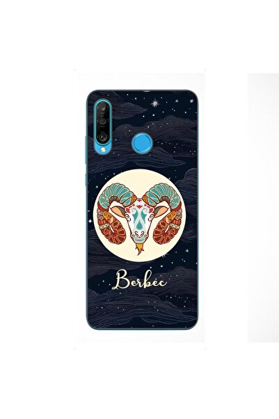 OEM Θήκη συμβατή με Huawei P30 Lite Σιλικόνης Gel TPU με σχέδιο Ωροσκόπιο Άρης