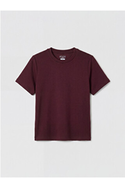 LC Waikiki New Season Mürdüm Soft Touch Women's Sports T-Shirt