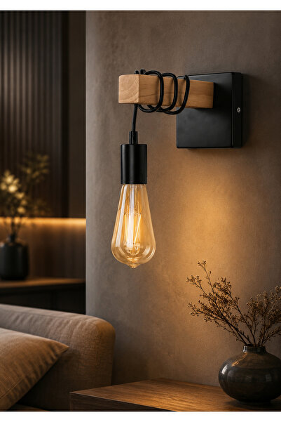 Grecia Classic Wooden Modern All-Inclusive Wall Light
