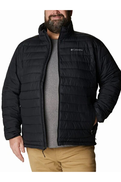 Columbia Ανδρικό Plus Size Powder Lite II Μπουφάν Μαύρο 2086962-010