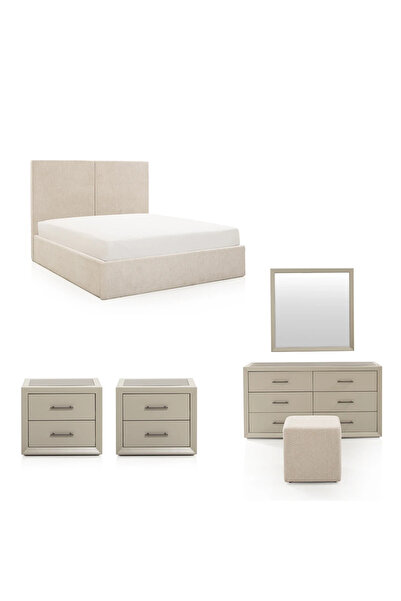 Midas Furniture WOODEN BEDROOM SET WITHOUT WARDROBE KING SIZE 194X214X140 CM ...
