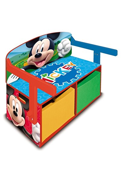 arditex Mobilier 2 în 1 pentru depozitarea jucăriilor Clubul lui Mickey Mouse