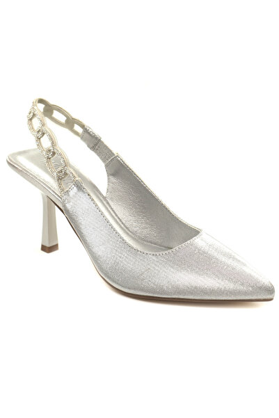 MENBUR Women's cut-out shoes AM72409-silver-36