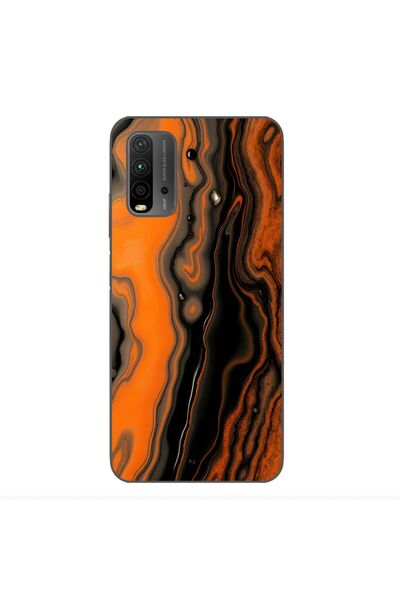 OEM Case compatible with Xiaomi Redmi 9T Silicone Gel Tpu Model Metallic Lava...