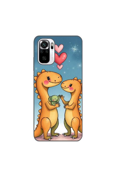 OEM Husa compatibila cu Xiaomi Poco M5s Silicon Gel Tpu Model Dino Cute Family