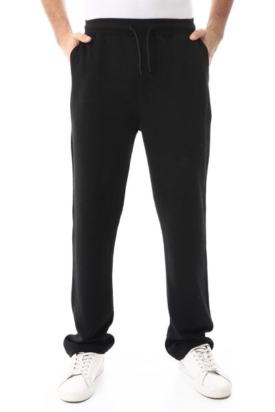 andora Men's Modern Black Trousers - 38W25M30309
