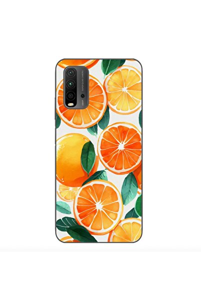 OEM Θήκη συμβατή με Xiaomi Redmi 9T Σιλικόνης Gel TPU Σχέδιο Πορτοκάλια