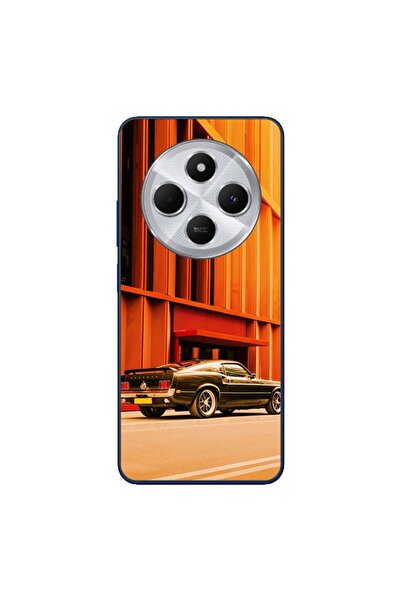 OEM Case compatible with Xiaomi Redmi 14C Silicon Gel Tpu Model Mustang Sunset