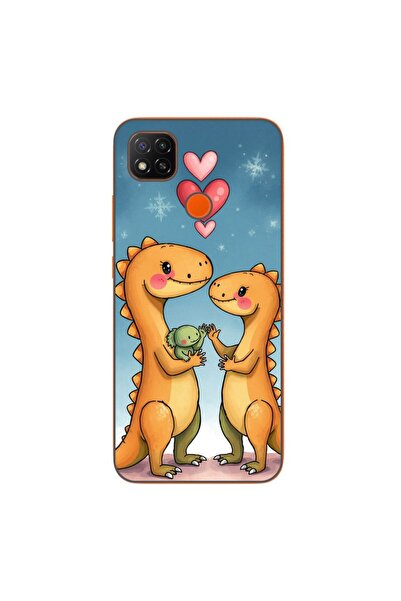 OEM Husa compatibila cu Xiaomi Redmi 9C, 9C NFC Silicon Gel Tpu Model Dino Cu...
