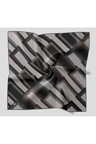 Levidor Crystal Scarf Deep Square Gray
