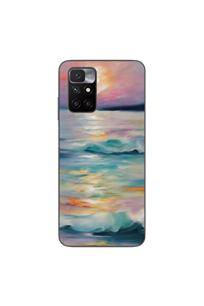 OEM Θήκη συμβατή με Xiaomi Redmi 10 από σιλικόνη gel TPU με σχέδιο ακουαρέλας...