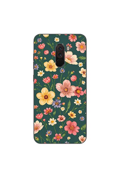 OEM Θήκη συμβατή με Xiaomi Pocophone F1 από σιλικόνη gel TPU με σχέδιο Vintag...