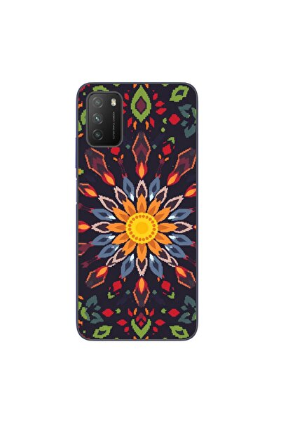 OEM Husa compatibila cu Xiaomi Poco M3 Silicon Gel Tpu Model Pixel Art Sun Mi...